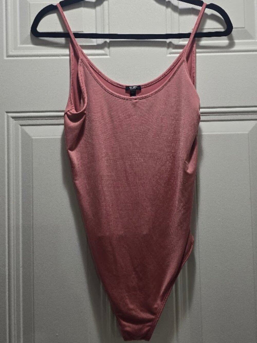 Express Body Contour Dusty Rose Pink – Size S Women's Scoop Neck Cami Bodysuit –